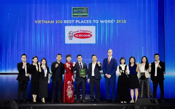 Acecook Việt Nam 10 năm liên tiếp vào Top 100 nơi làm việc tốt nhất